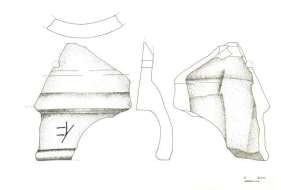 1 2 3 4 5 6 Hình 24 Đuôi ngói ống in chữ Hán 1 2 Đuôi ngói ống in chữ Hán Nhân 8