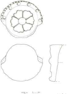 2 3 4 5 6 Hình 36 1 Đầu ngói ống trang trí hoa cúc loại 3 2 3 Đầu ngói ống 31