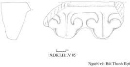 5 6 Hình 38 1 2 Đầu ngói trích thủy tráng trí hoa cúc loại 3 kiểu 3 ký hiệu 46