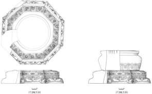 5 Hình 41 1 2 Lan can đá chạm rồng ký hiệu 17 ĐKT H1 V361 3 4 Cối cửa ký hiệu 18