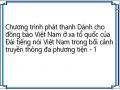 Chương trình phát thanh Dành cho đồng bào Việt Nam ở xa tổ quốc của Đài tiếng nói Việt Nam trong bối cảnh truyền thông đa phương tiện