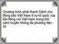 Chương trình phát thanh Dành cho đồng bào Việt Nam ở xa tổ quốc của Đài tiếng nói Việt Nam trong bối cảnh truyền thông đa phương tiện - 16