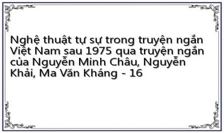 Nghệ thuật tự sự trong truyện ngắn Việt Nam sau 1975 qua truyện ngắn của Nguyễn Minh Châu, Nguyễn Khải, Ma Văn Kháng - 16