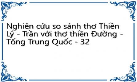 Nghiên cứu so sánh thơ Thiền Lý - Trần với thơ thiền Đường - Tống Trung Quốc - 32