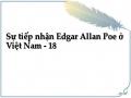 Bóng Dáng Edgar Allan Poe Trong Văn Xuôi Đô Thị Miền Nam