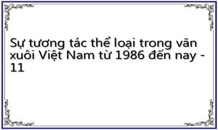 Sự tương tác thể loại trong văn xuôi Việt Nam từ 1986 đến nay - 11