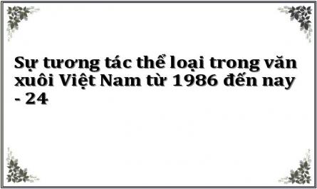 Sự tương tác thể loại trong văn xuôi Việt Nam từ 1986 đến nay - 24