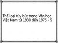 Thể loại tùy bút trong Văn học Việt Nam từ 1930 đến 1975 - 5