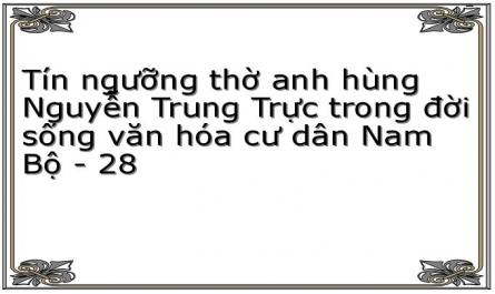 Tín ngưỡng thờ anh hùng Nguyễn Trung Trực trong đời sống văn hóa cư dân Nam Bộ - 28