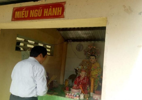 Ảnh 50 Miếu Ngũ Hành phía trước đình Nguyễn Trung Trực ở Cù Lao Dung huyện 6