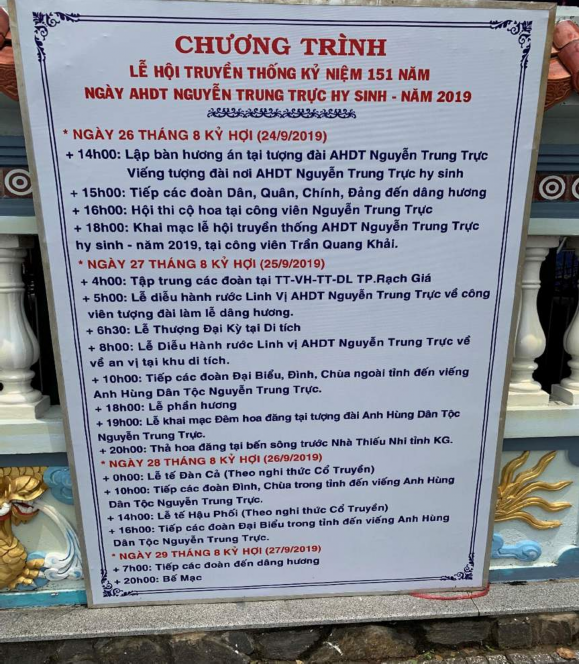 Ảnh 61 Chương trình Lễ hội Nguyễn Trung Trực năm 2019 ở TP Rạch Giá tỉnh 1