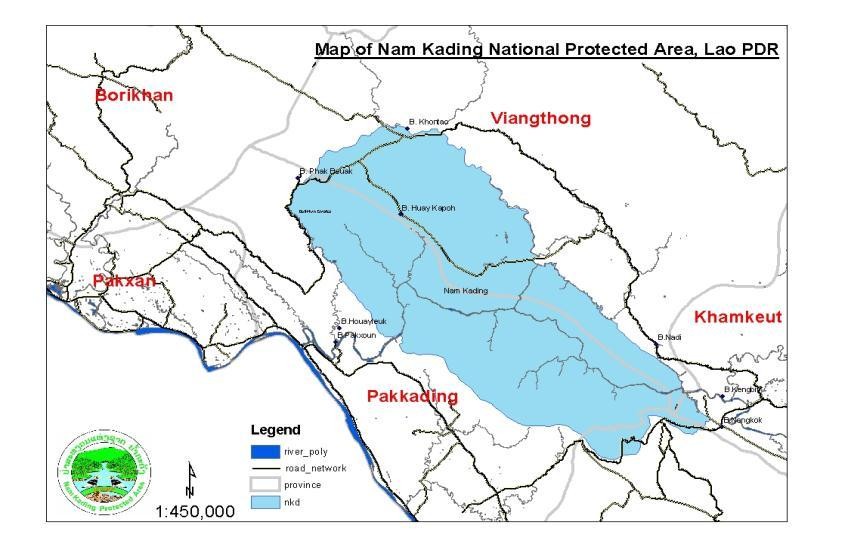 Gia Nam Ka Đinh Điều tra ngoài hiện trường BẢN ĐỒ VƯỜN QUỐC GIA NAM KA ĐINH 11