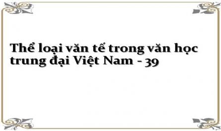Thể loại văn tế trong văn học trung đại Việt Nam - 39