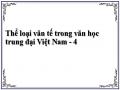 Diện Mạo Của Thể Loại Văn Tế Trong Văn Học Trung Đại Việt Nam