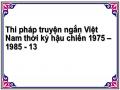 Thi pháp truyện ngắn Việt Nam thời kỳ hậu chiến 1975 – 1985 - 13