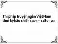Thi pháp truyện ngắn Việt Nam thời kỳ hậu chiến 1975 – 1985 - 23
