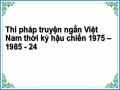 Thi pháp truyện ngắn Việt Nam thời kỳ hậu chiến 1975 – 1985 - 24