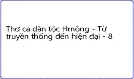 Khái Niệm "thơ Ca" Trong Nội Dung "thơ Ca Dân Gian Hmông"