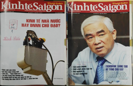 Một số trang bìa 1 TBKTSG đăng thông tin về TCC DNNN Một số chuyên đề TCC DNNN 2