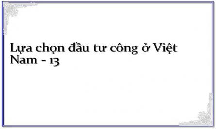 Lựa chọn đầu tư công ở Việt Nam - 13