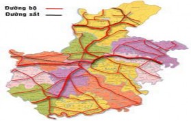 Đường bộ có 4 tuyến đường quốc lộ qua tỉnh dài 99 km đều là đường 1