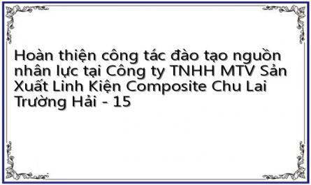 Hoàn thiện công tác đào tạo nguồn nhân lực tại Công ty TNHH MTV Sản Xuất Linh Kiện Composite Chu Lai Trường Hải - 15