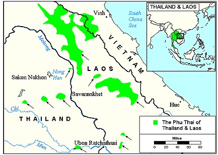 Hình 1 2 Sự phân bố của người Phu Thai tại Lào và Thái Lan 27 Về trang 1