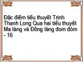 Đặc điểm tiểu thuyết Trịnh Thanh Long Qua hai tiểu thuyết Ma làng và Đồng làng đom đóm - 16