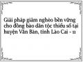 Giải pháp giảm nghèo bền vững cho đồng bào dân tộc thiểu số tại huyện Văn Bàn, tỉnh Lào Cai - 11