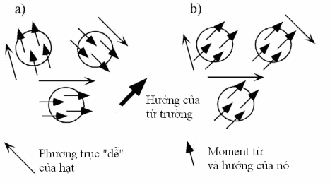 Hình 1 10 Tính siêu thuận từ của hạt nano từ a moment từ hướng theo phương 6