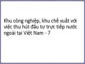 Bức Tranh Chung Về Thu Hút Đầu Tư Vào Kcn - Kcx Ở Việt Nam