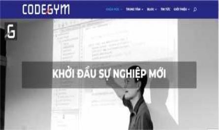 Giao Diện Trang Chủ Website Codegym Việt Nam Và Codegym Huế