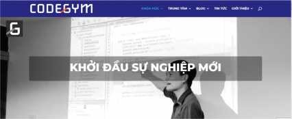 Hình 8 Giao diện trang chủ website CodeGym Việt Nam và CodeGym Huế CodeGym Huế không 1