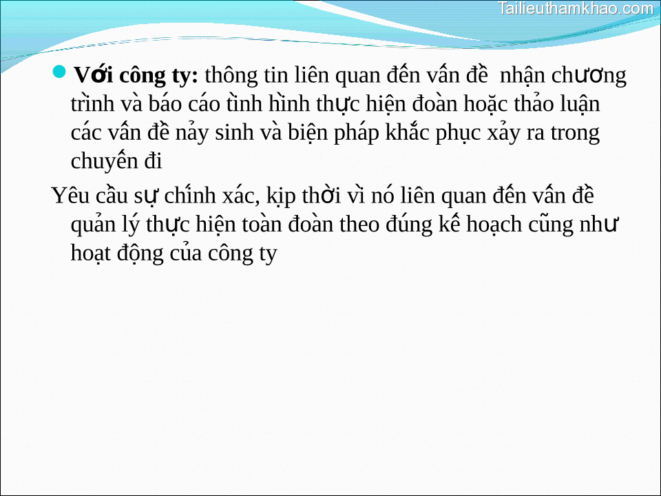 Với Công Ty Thông Tin Liên Quan Đên Vân Đê Nhận Chương Trình Va