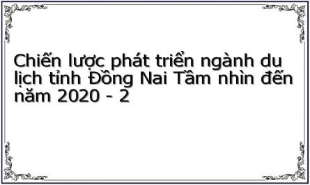 Chiến lược phát triển ngành du lịch tỉnh Đồng Nai Tầm nhìn đến năm 2020 - 2