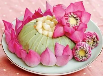 Cơm sen chay Bún bò Huế chay Bánh canh Nam Phổ Bánh bèo chén chay Bánh Chợ Cầu chay 2