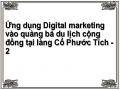Ứng dụng Digital marketing vào quảng bá du lịch cộng đồng tại làng Cổ Phước Tích - 2