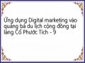 Đánh Giá Của Du Khách Về Việc Ứng Dụng Các Kênh Digital Online Marketing Trong Việc Quảng Bá Du