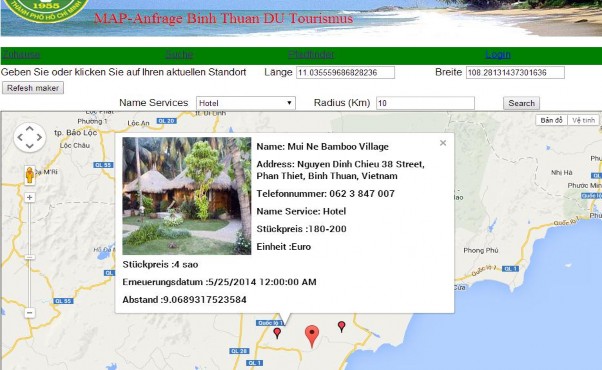 Phụ lục 3 Giao diện trang Tìm đường theo ngôn ngữ  Tiếng Anh  5