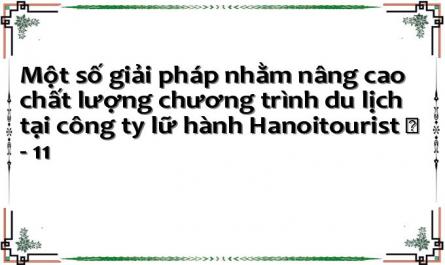 Nâng Cao Chất Lượng Csvckt Của Công Ty Lữ Hành Hanoitourist