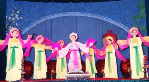 Nhà hát chào mừng Đại Đảng bộ lần thứ XV của tỉnh Hình ảnh về vở diễn 3