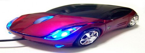 Chuột Ferrari với đèn LED Chuột quang không dây Saitek Obsidian lạ mắt Chuột 14