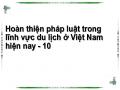 Hoàn thiện pháp luật trong lĩnh vực du lịch ở Việt Nam hiện nay - 10