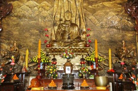 Chính điện Thiền viện Trúc Lâm Yên Tử Điện thờ Tam Tổ Trúc Lâm Quả cầu 2