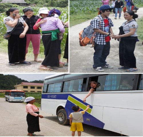 Phút giây chia tay đấy lưu luyến giữa đồng bào tộc người Mường với các 4