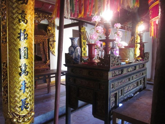 Tòa Thiêu hương đình Hoàng Châu Lễ Xa Mã ảnh tư liệu Kiệu thánh và hai Xa 6