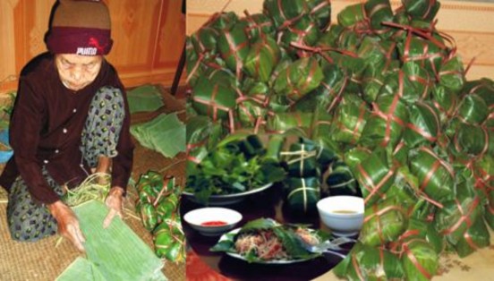 Nem dê Cơm cháy Cơm cháy được làm từ cơm đã nấu chín dàn mỏng phơi khô 1