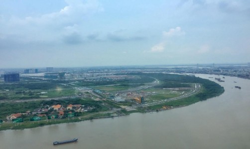 Hình 1 Sông Sài Gòn nhìn từ tòa nhà Bitexco Nguồn Cẩm Thảo Hình 2 Sông Sài 1