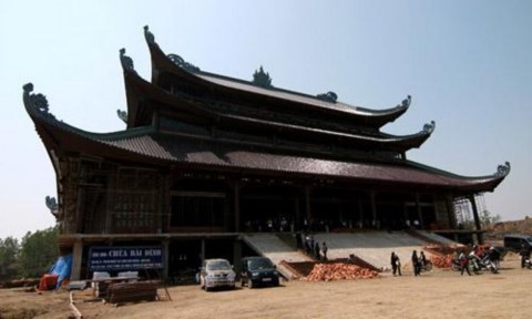 Chùa trong quần thể chùa Bái Đính Pho tượng Phật Thích Ca bằng đồng 5