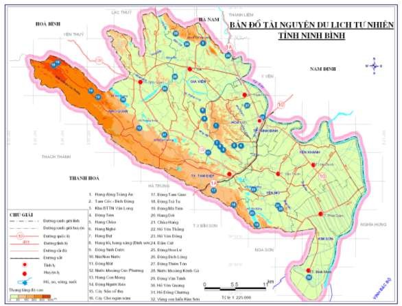 Bản đồ Tài Nguyên Du Lịch Tự Nhiên Ninh Bình Danh mục sách tham khảo 1 Phạm 5